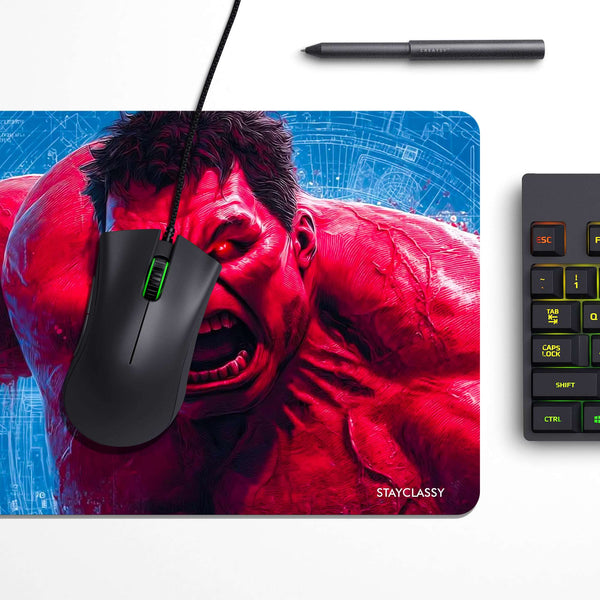 Red Hulk Desk Mat image 2