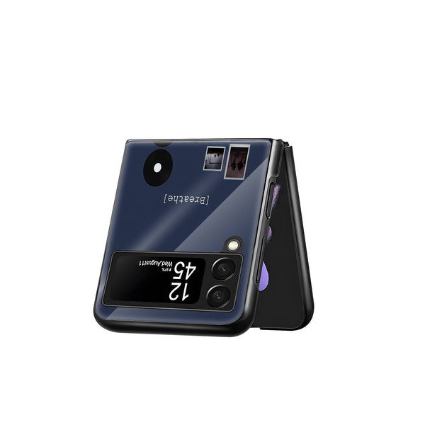 Breathe Samsung Z Flip Glass Case image 2