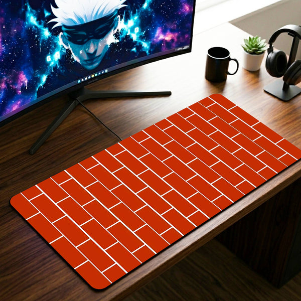 Wall Pattern Desk Mat - 11 x 23 Inch image