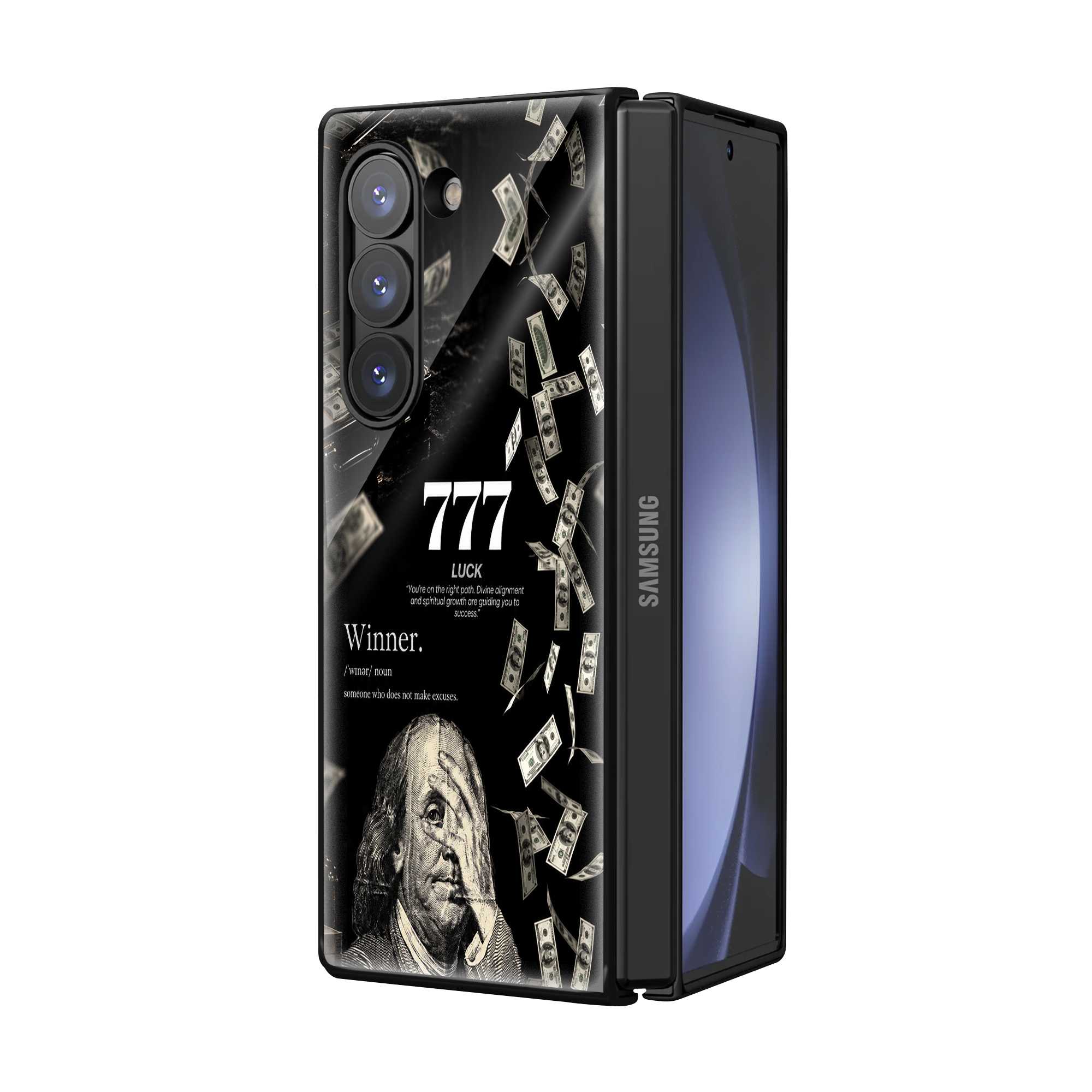 777 Luck Empire Samsung Z Fold Glass Case Secondary image