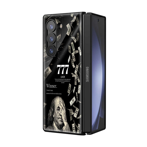 777 Luck Empire Samsung Z Fold Glass Case