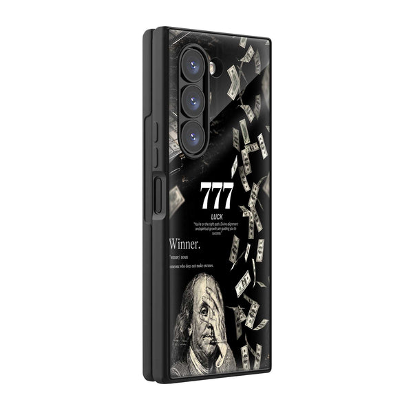 777 Luck Empire Samsung Z Fold Glass Case
