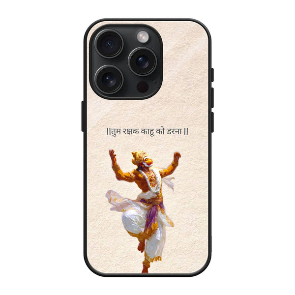 Lord Hanuman Glass Case image 0