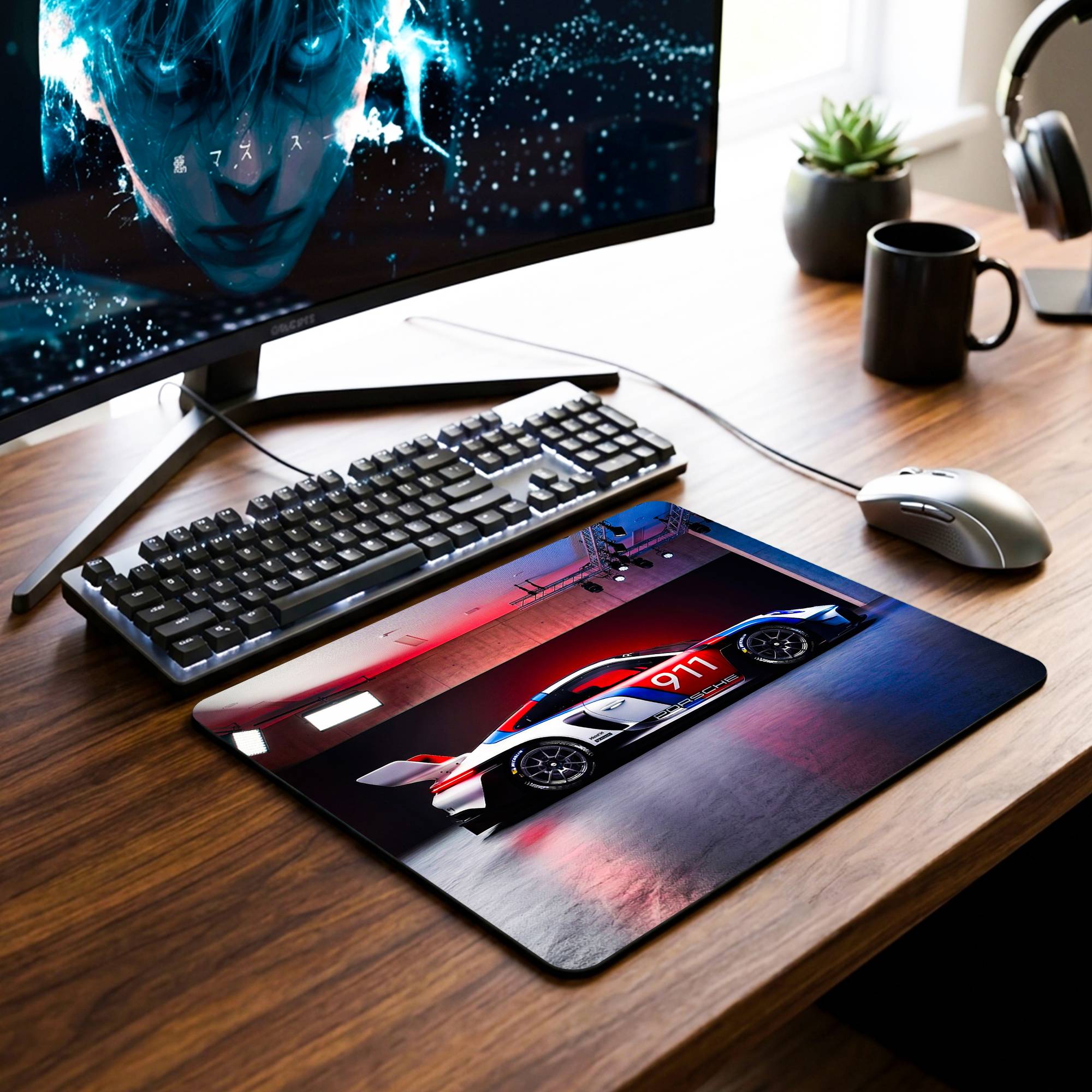 Porsche 911 Desk Mat - 7.5 x 9 Inch image
