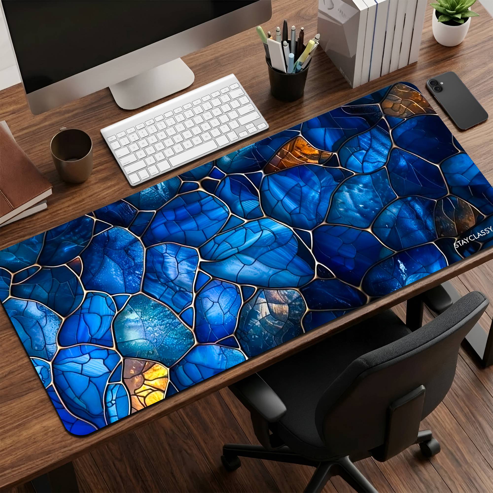 Mosaic Pattern Desk Mat image 0