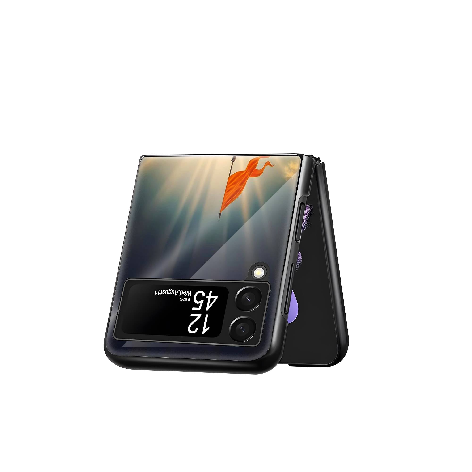 The Maratha Pride Samsung Z Flip Glass Case image 2