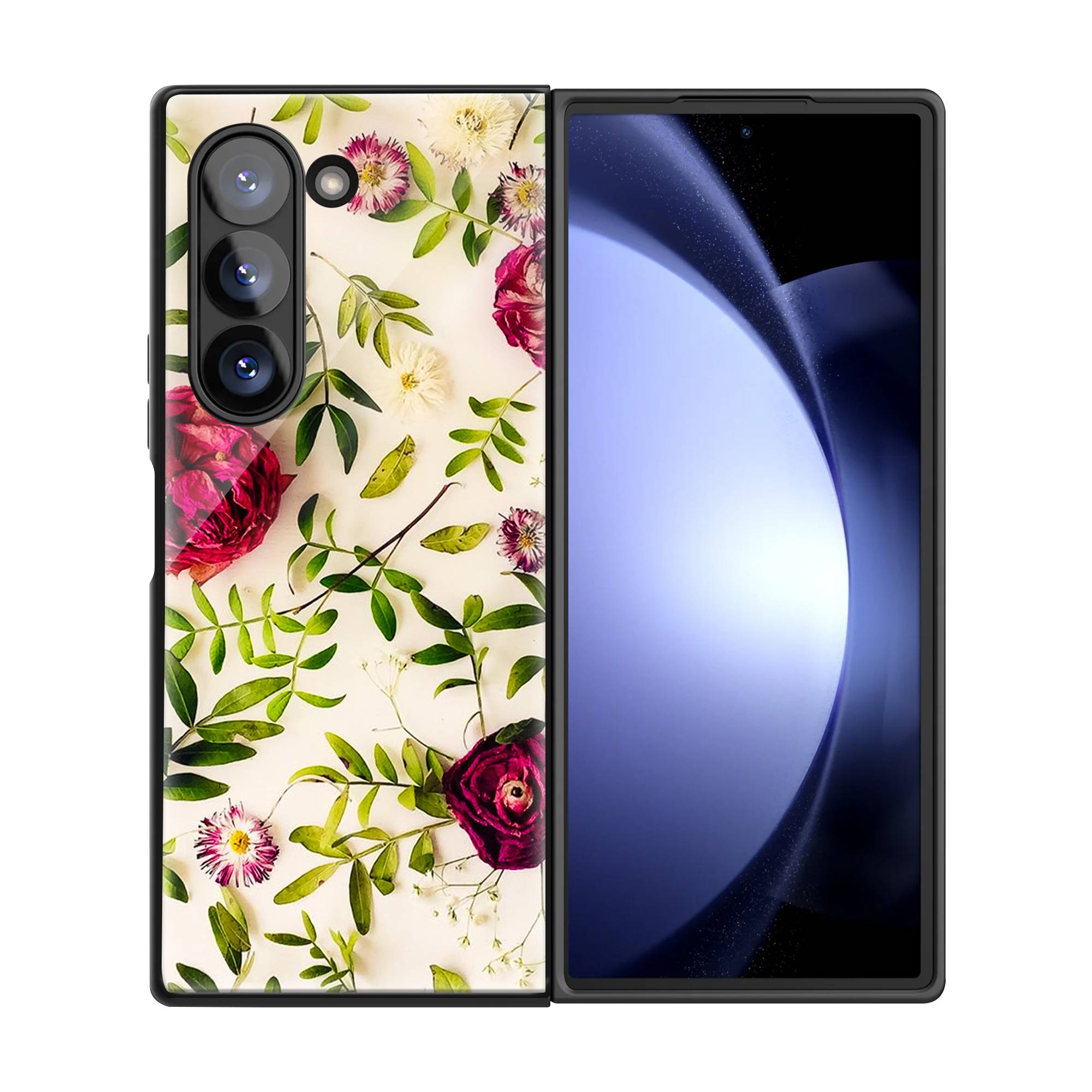Dried Flowers Samsung Z Fold Glass Case image 2