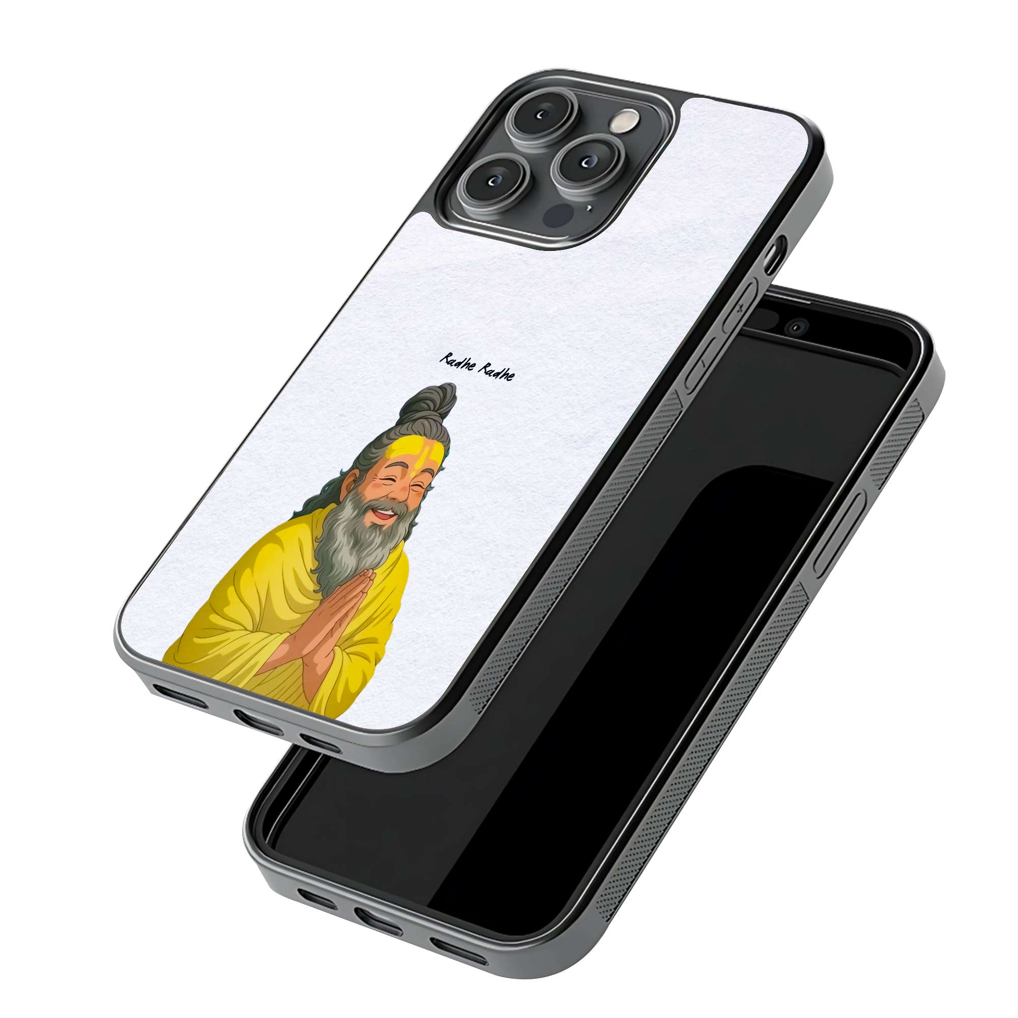 Radhe Radhe Glass Case image 2