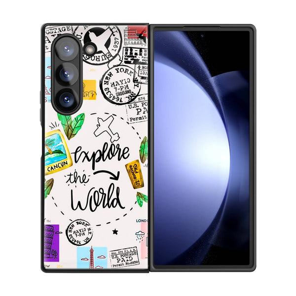 Explore The World Samsung Z Fold Glass Case image 2