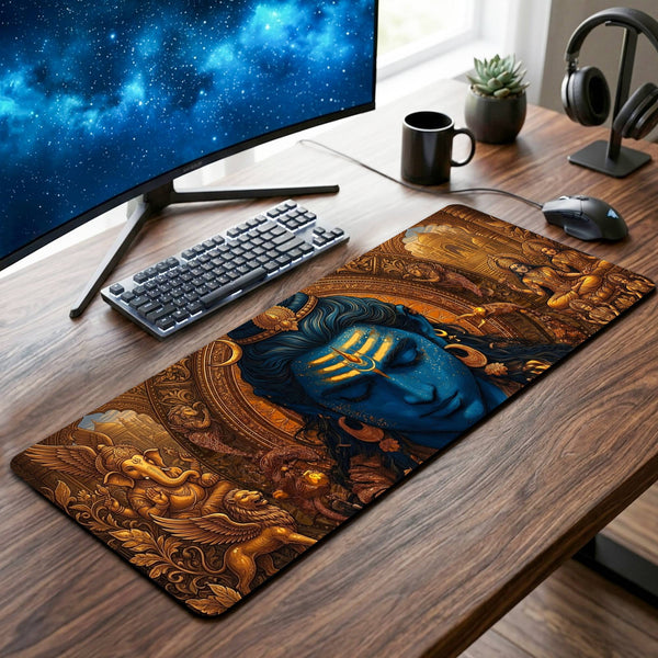 Deep Meditation Desk Mat - 12 x 32 Inch image