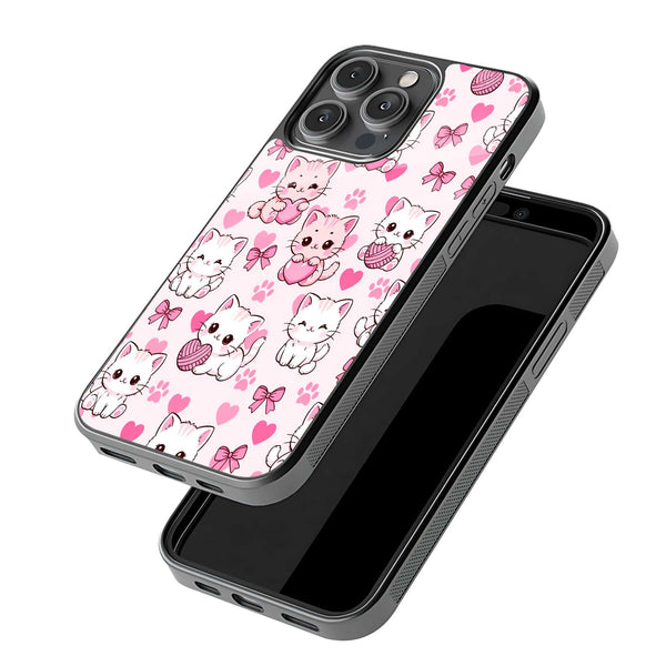 Pink Paws Glass Case image 2