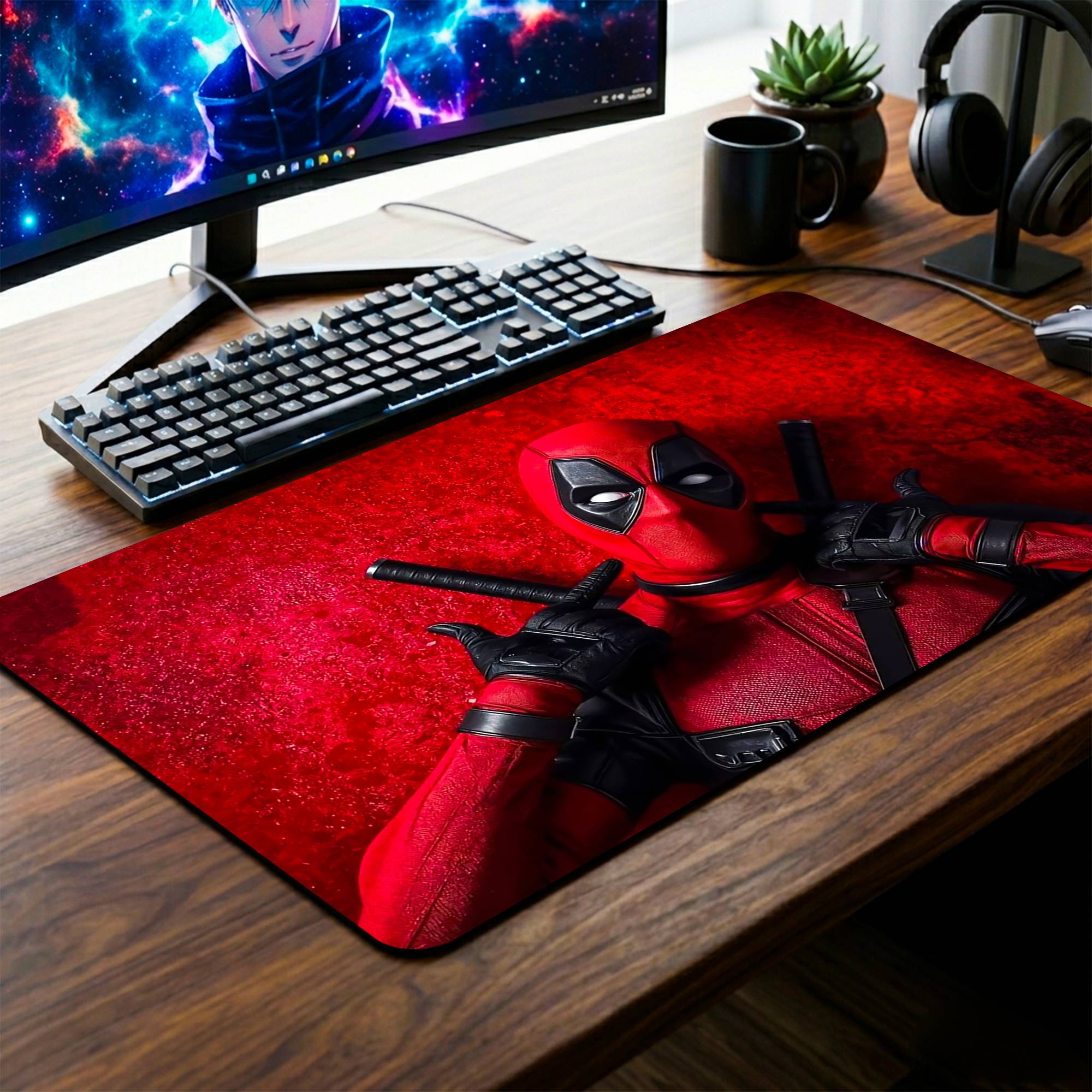 Deadpool Desk Mat - 14 x 23 Inch image