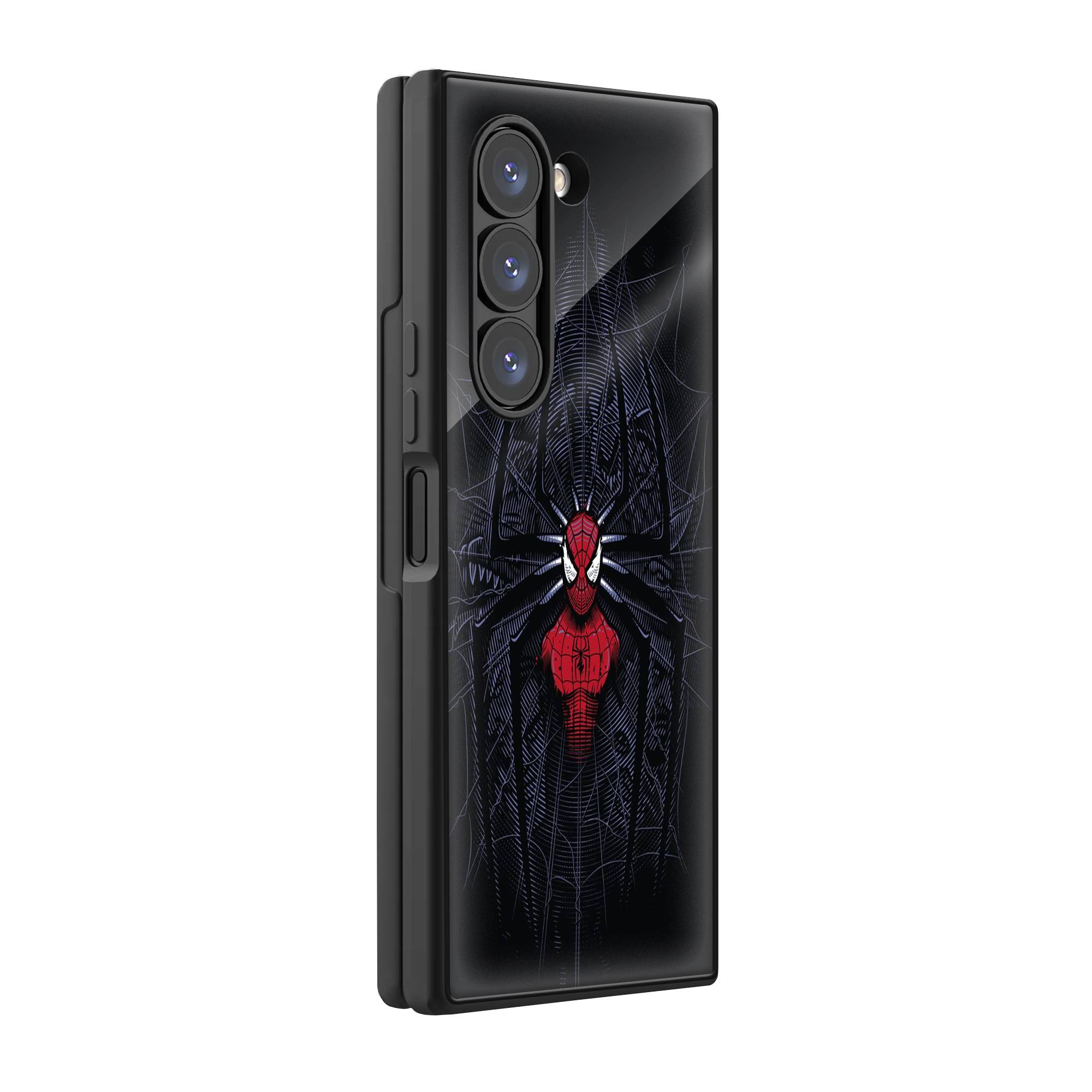 Dark Spider-Man Samsung Z Fold Glass Case image 0