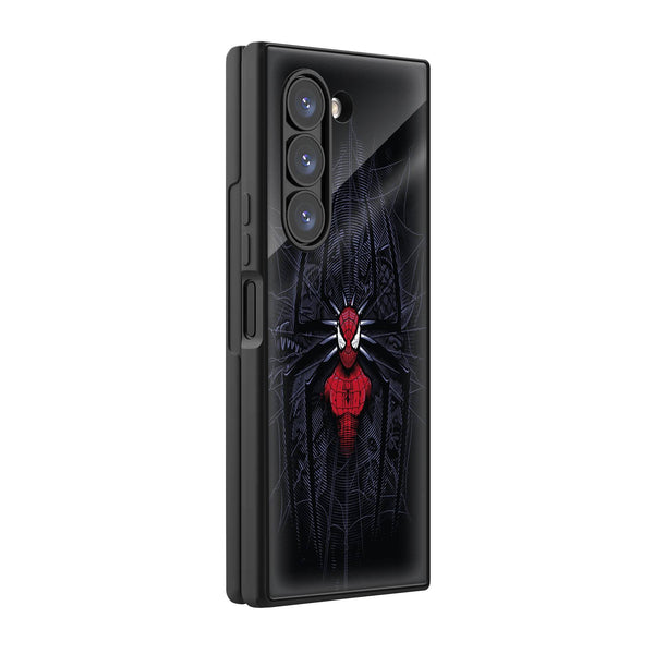 Dark Spider-Man Samsung Z Fold Glass Case image 0