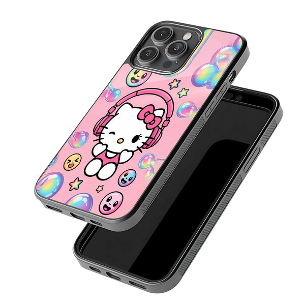 DJ Kitty Glass Case image 2