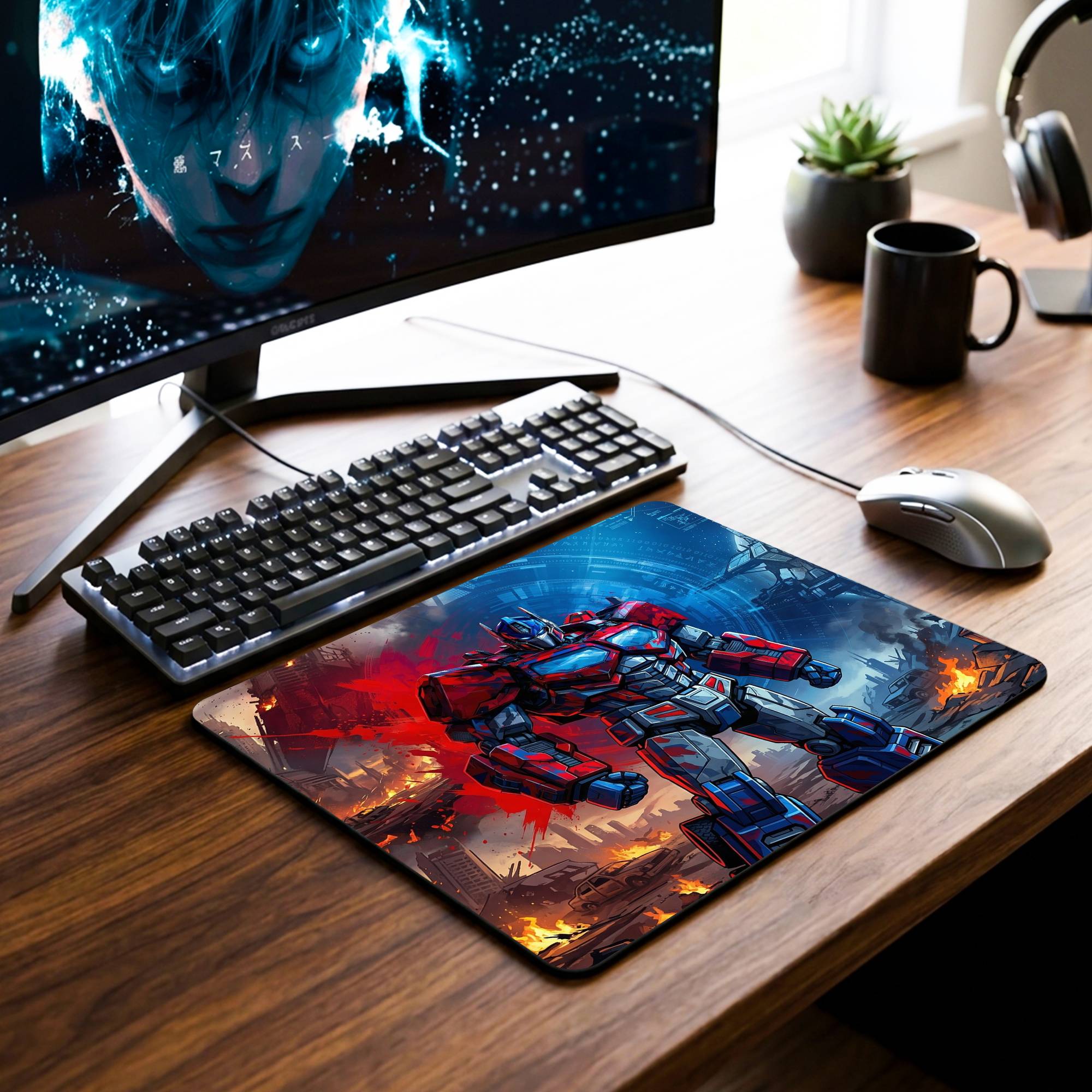 Optimus Prime Desk Mat - 7.5 x 9 Inch image