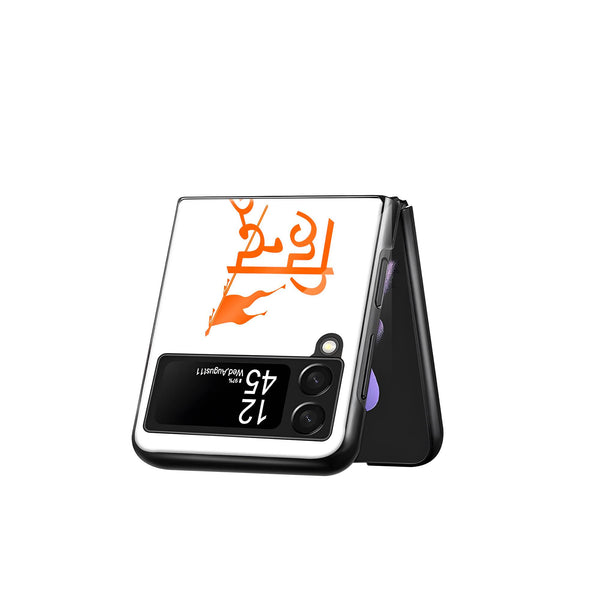 Hindu Samsung Z Flip Glass Case image 2