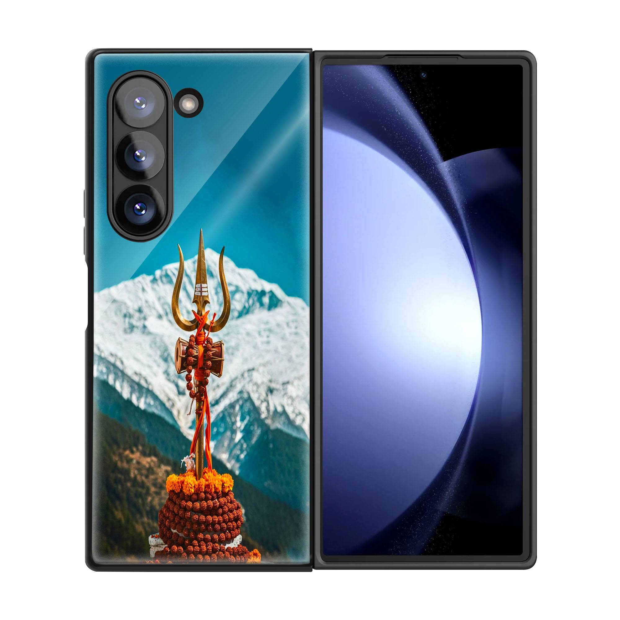 Trishul Shakti Samsung Z Fold Glass Case image 2
