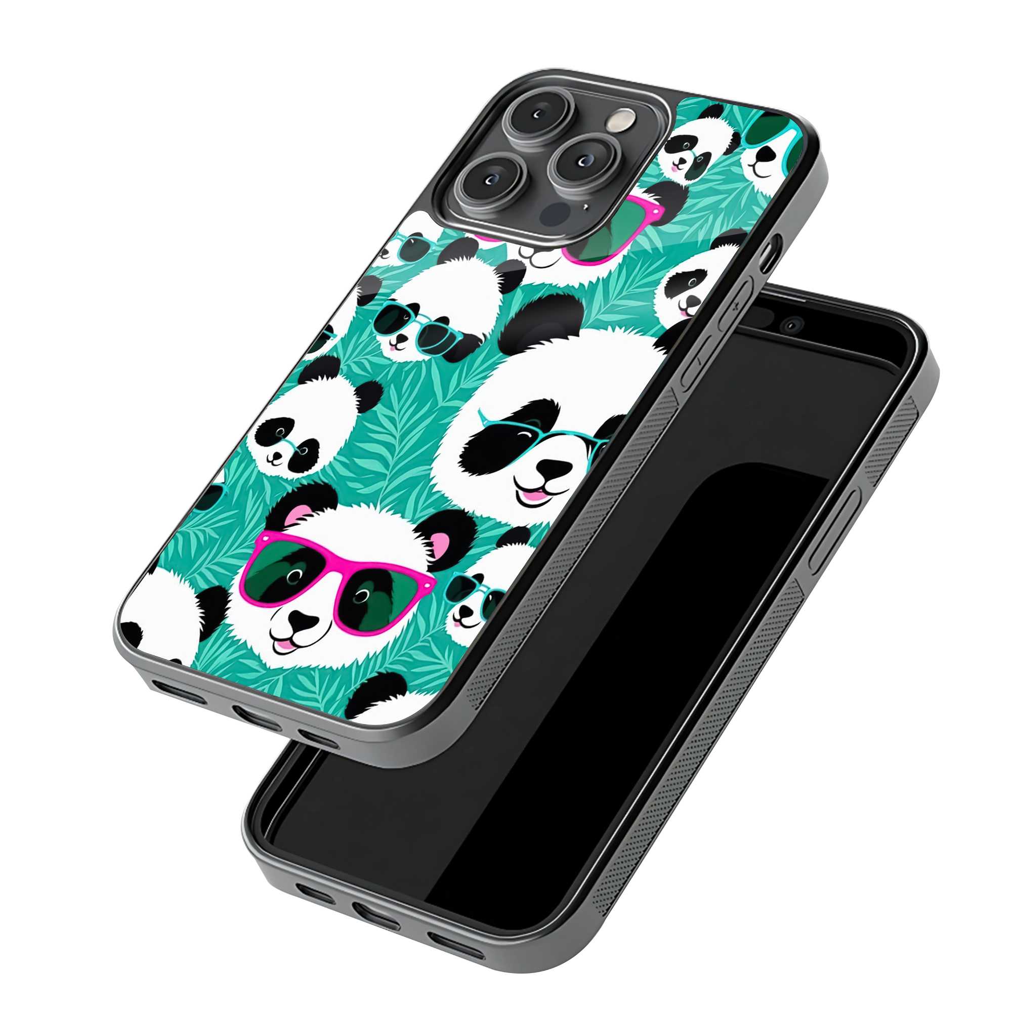 Cool Panda Glass Case image 2
