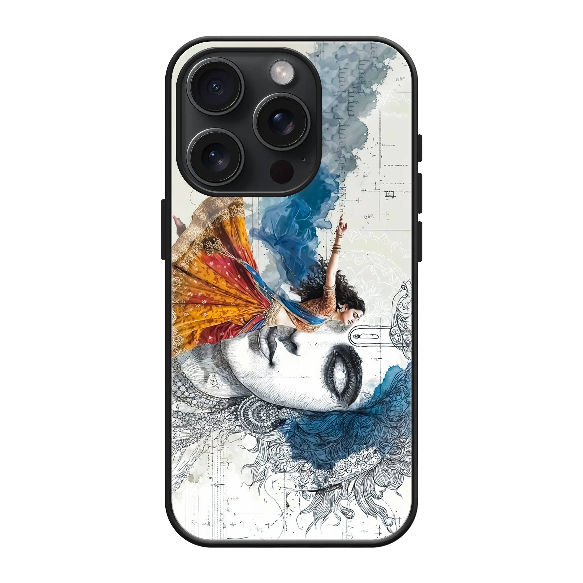 Watercolor Devotion Glass Case image 0