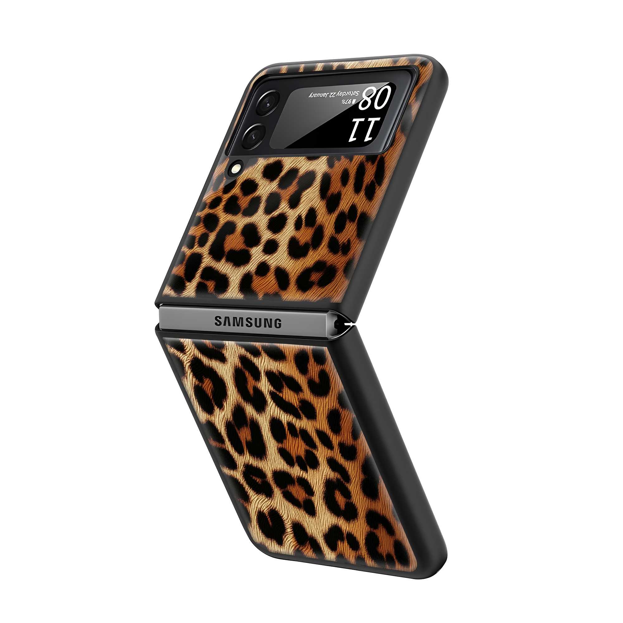 Wild Spots Samsung Z Flip Glass Case image 1