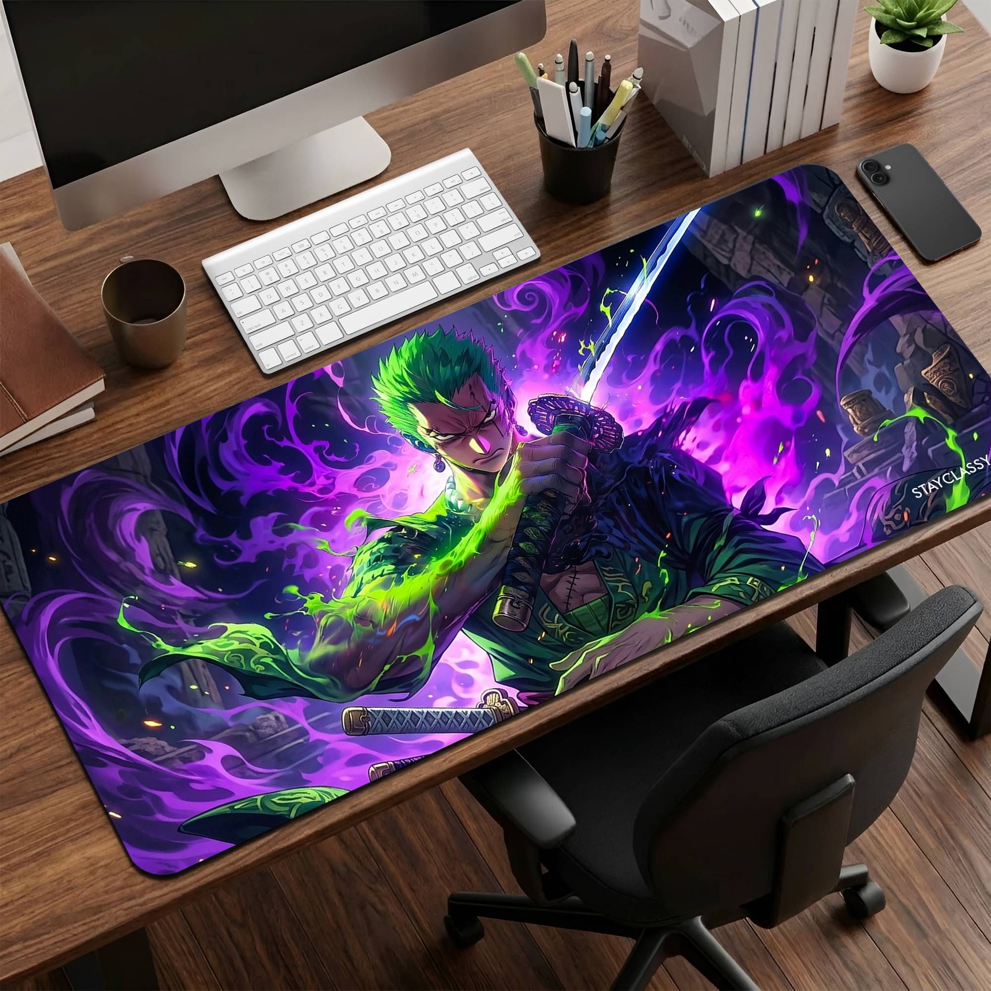 Roronoa Zoro Desk Mat image 0