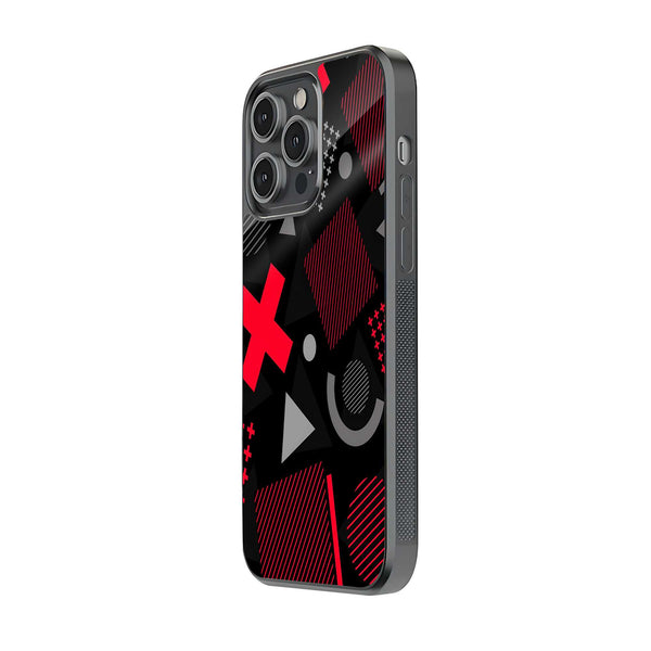 Red Matrix Glass Case image 1