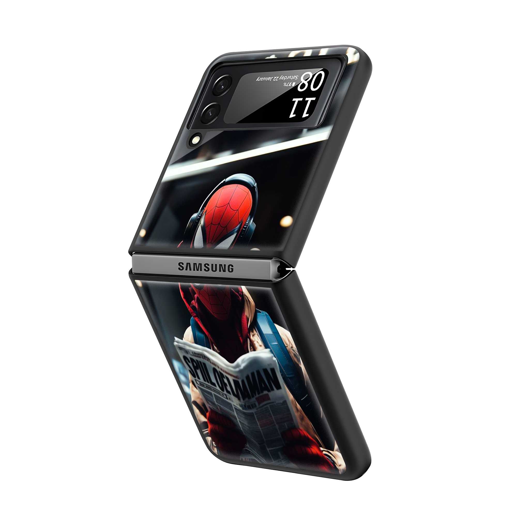 Urban Spidey Samsung Z Flip Glass Case Secondary image