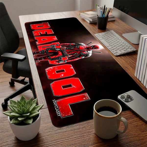 Standing Deadpool Desk Mat image 1