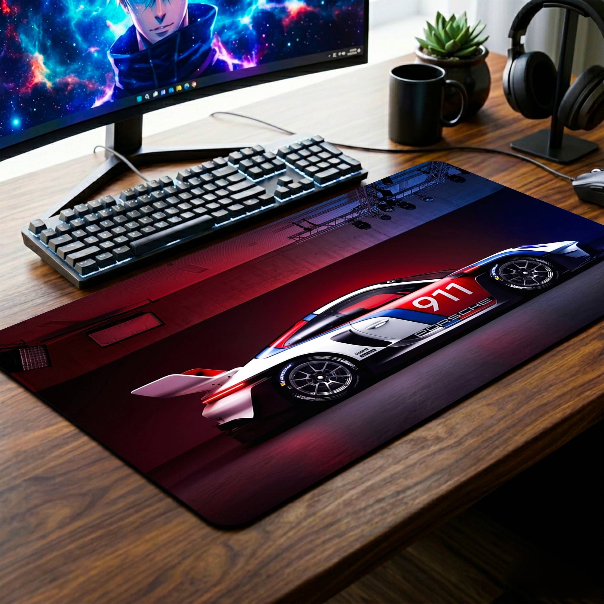 Porsche 911 Desk Mat - 14 x 23 Inch image