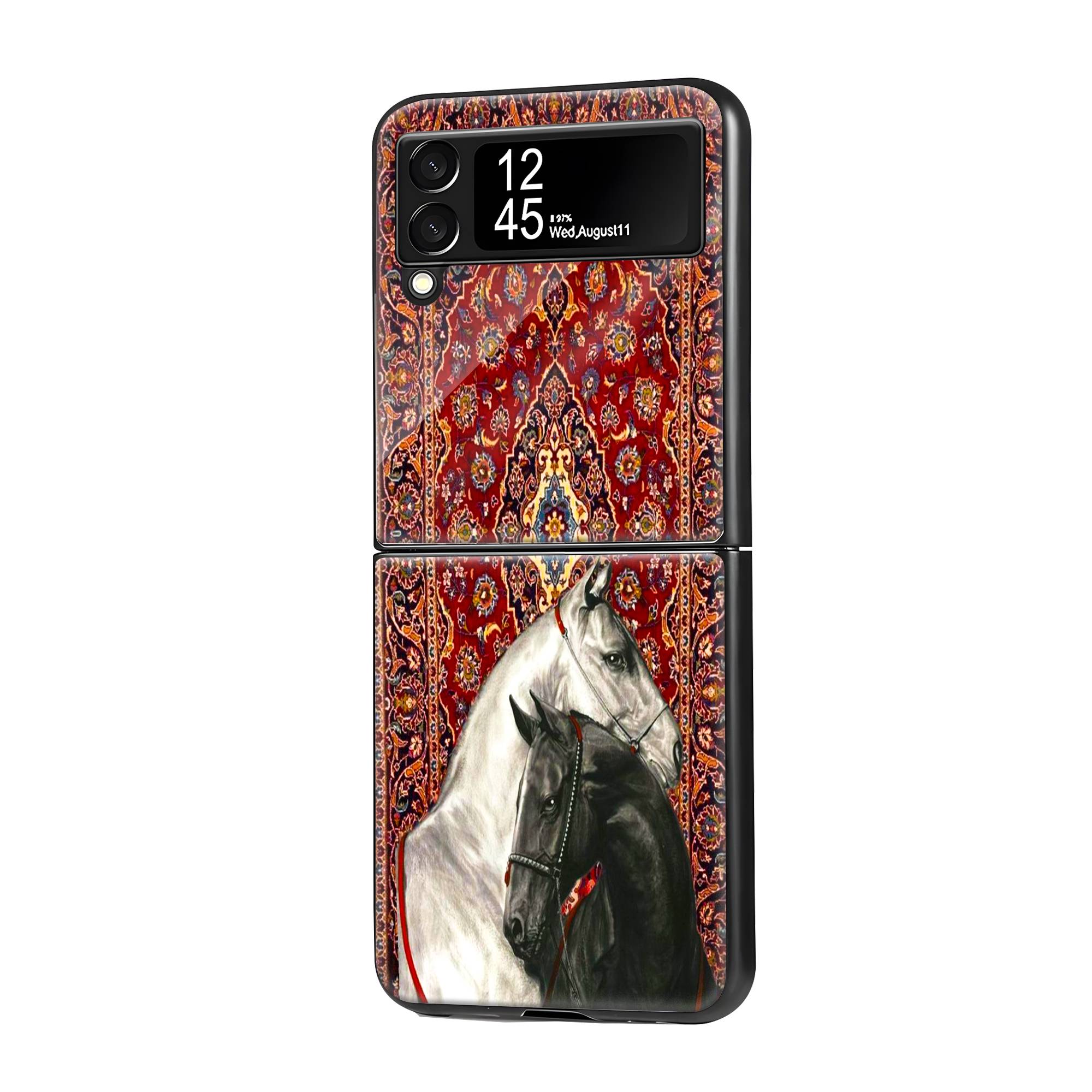 The Royal Ride Samsung Z Flip Glass Case image 0 Main image