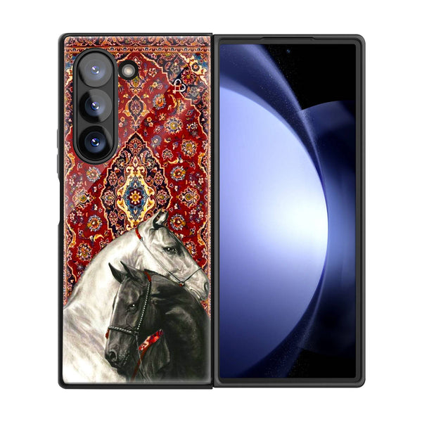 The Royal Ride Samsung Z Fold Glass Case image 2