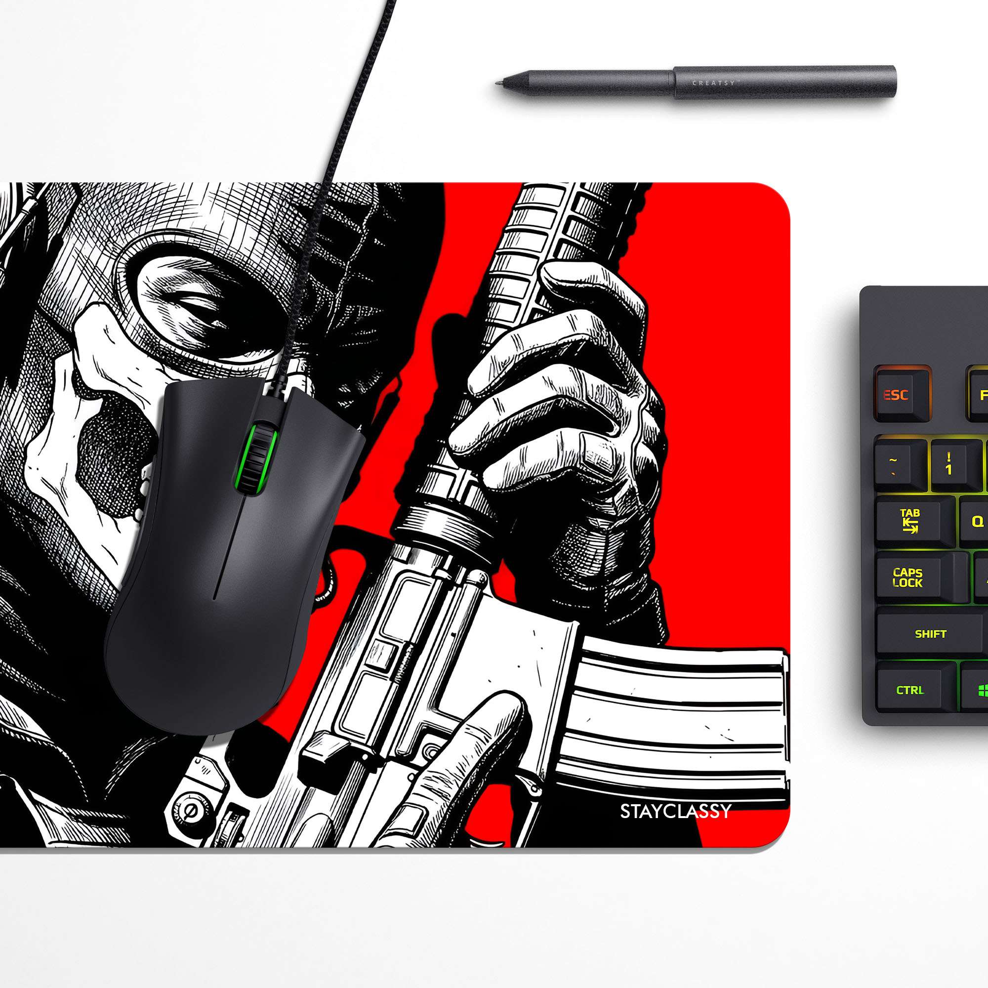 Ghost Riley Desk Mat image 2