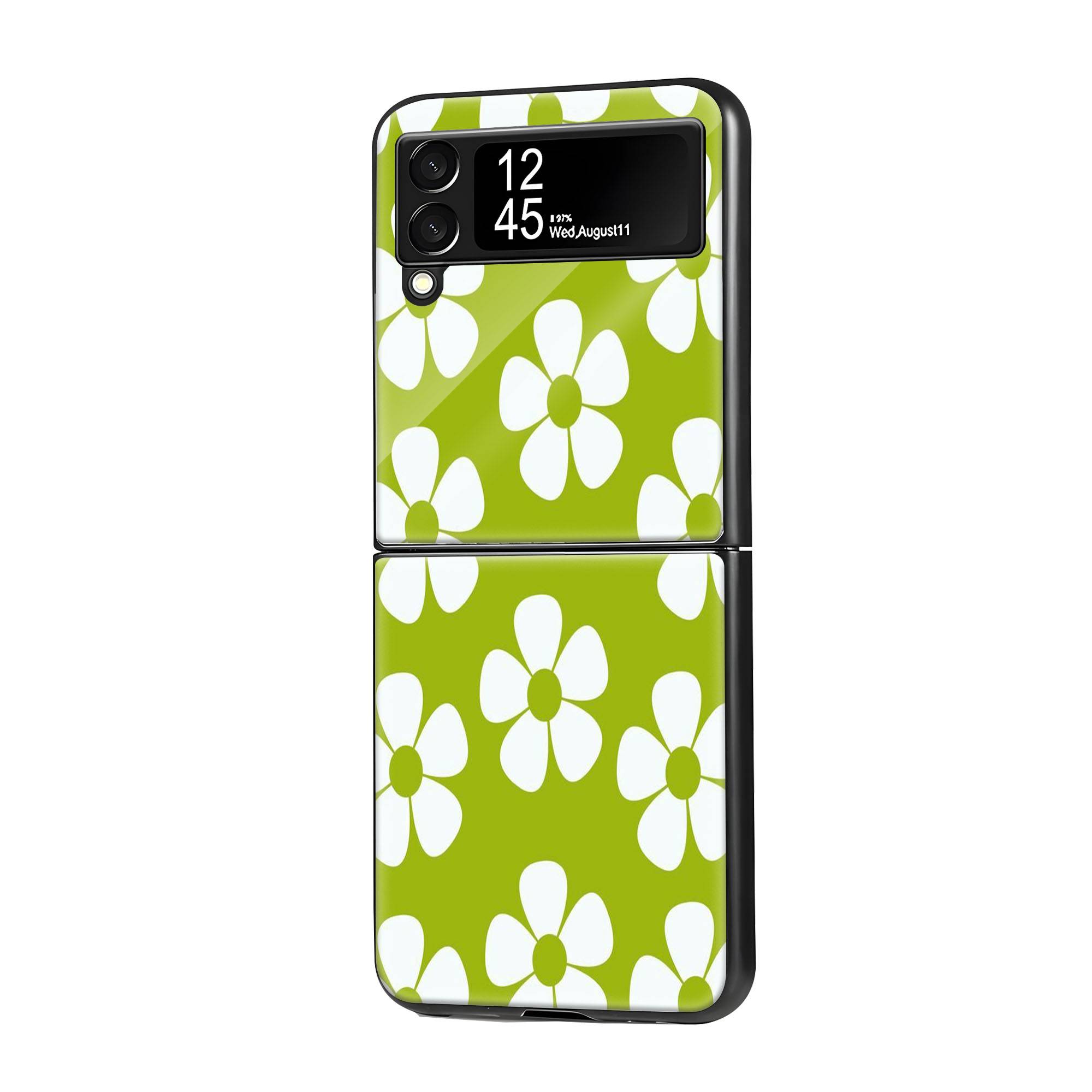 Modern Daisy Samsung Z Flip Glass Case image 0