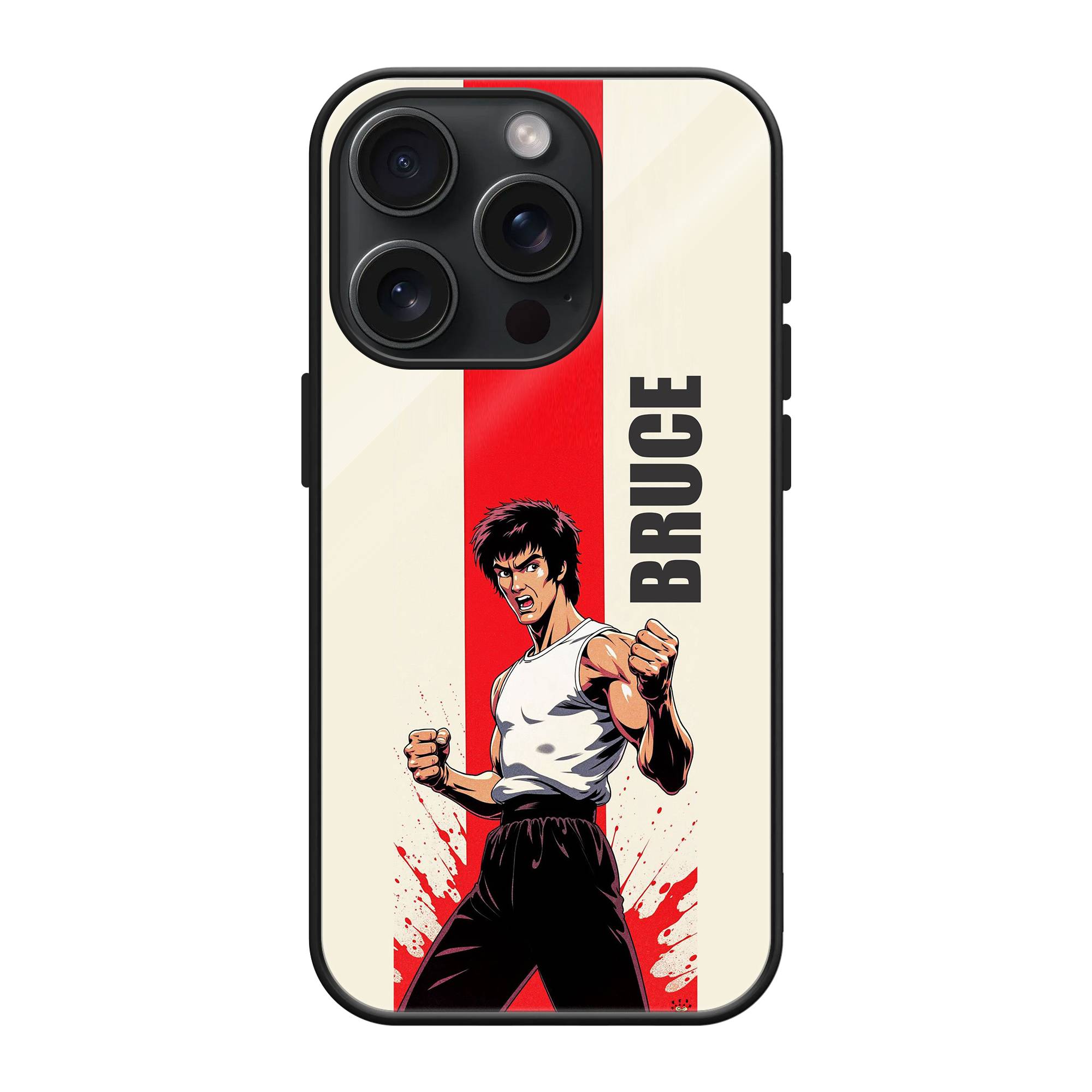 Bruce Lee Glass Name Case image 0