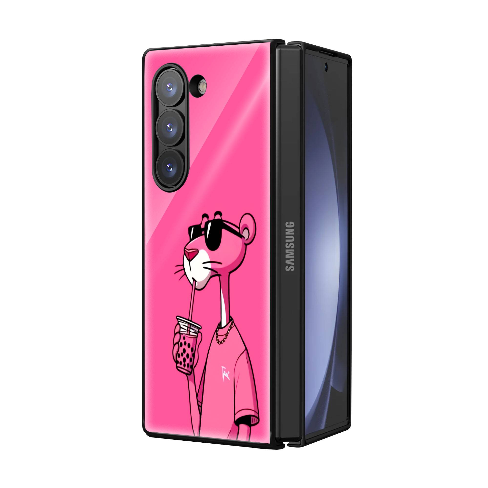 Thirsty Panther Samsung Z Fold Glass Case Secondary image