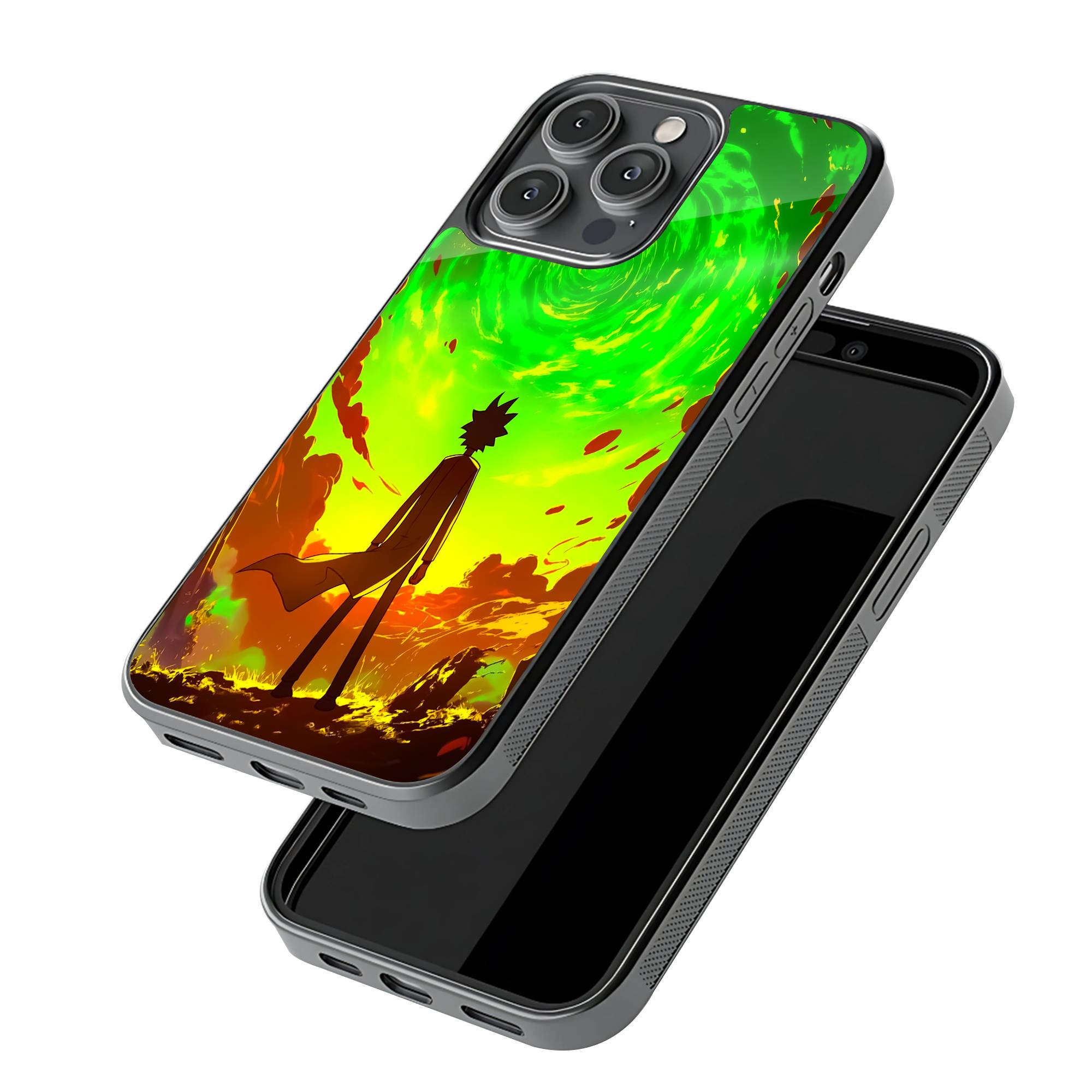 Rick and Morty Glass Case image 2