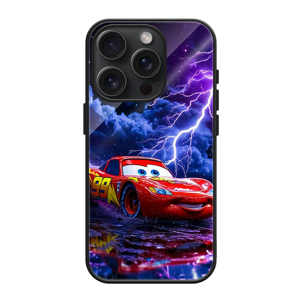 Lightning McQueen Glass Case image 0