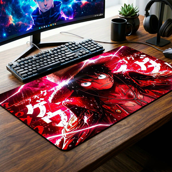 Manga Luffy Desk Mat - 14 x 23 Inch image