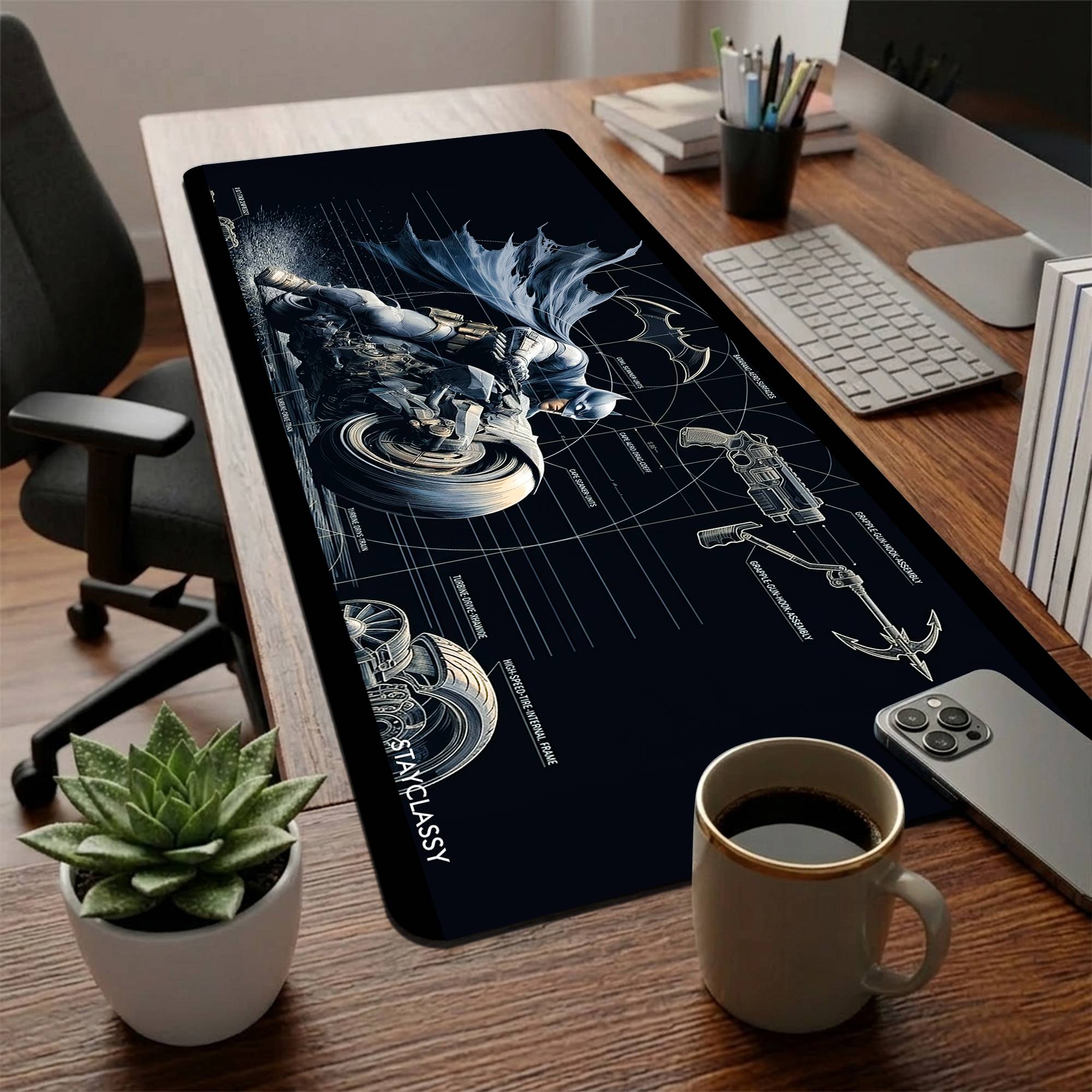 Batcycle Desk Mat image 1