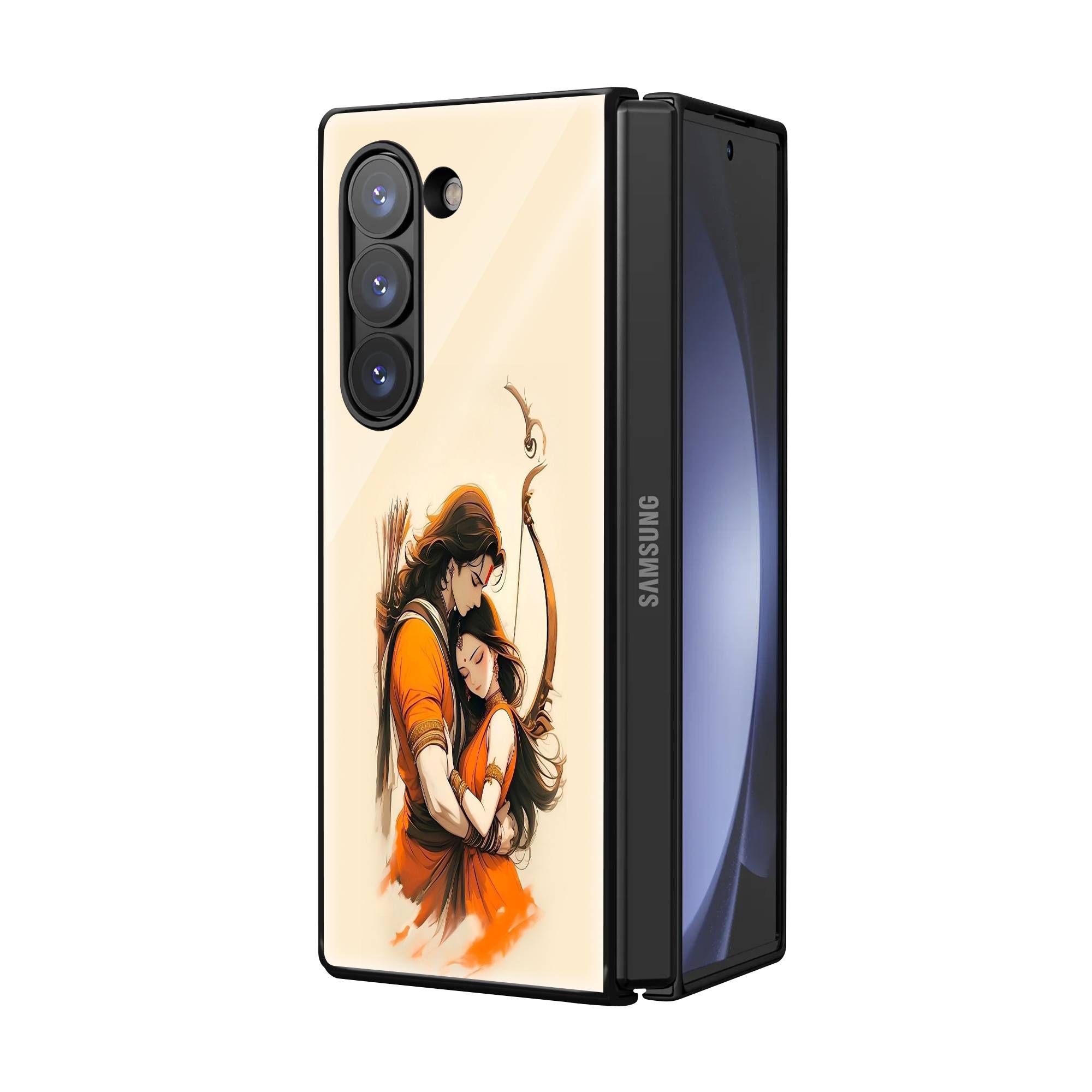 Divine Love Samsung Z Fold Glass Case Secondary image