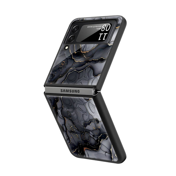 Generated Marble Samsung Z Flip Glass Case image 1