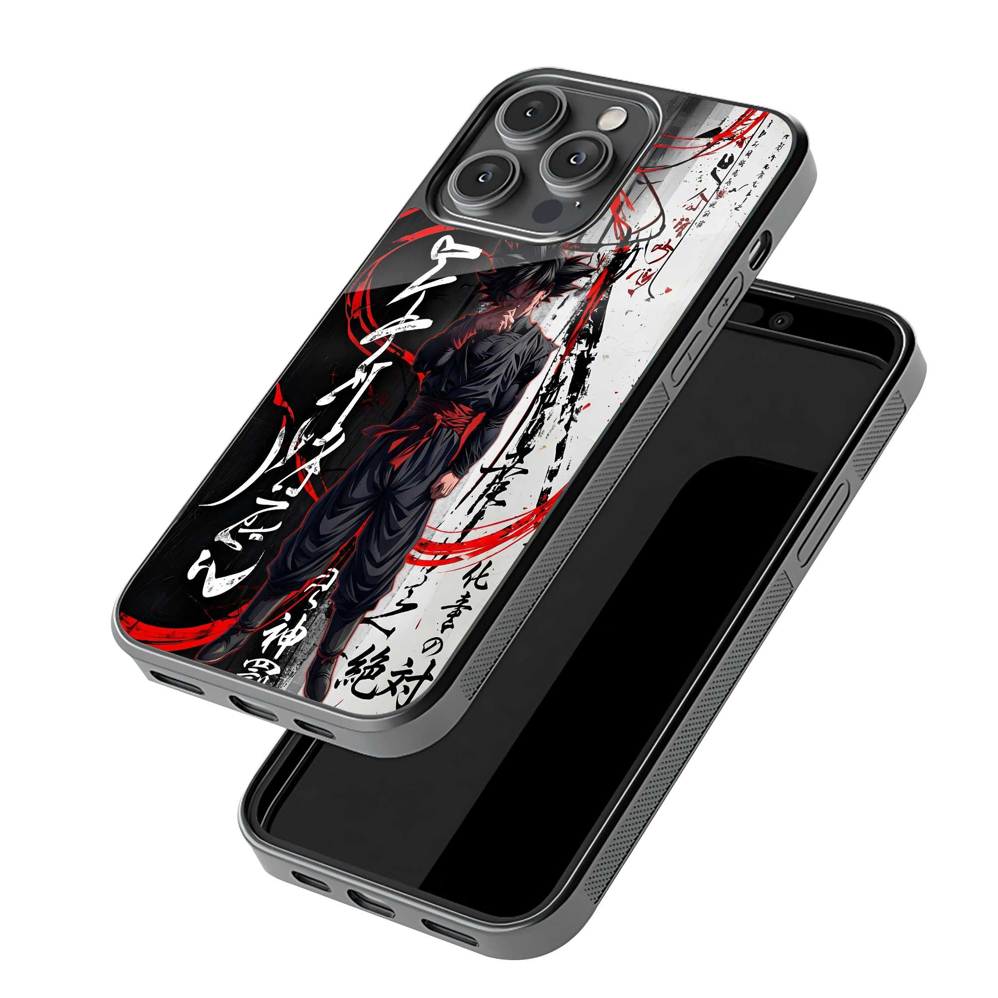 Dark Goku Glass Case image 2
