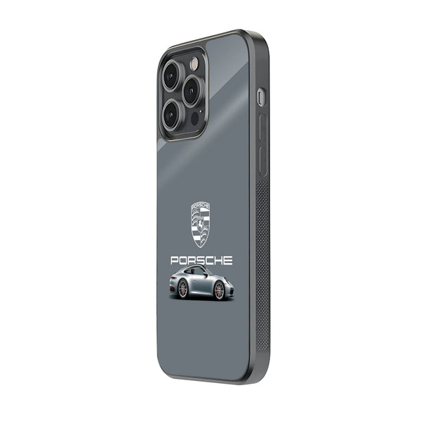 Silver Porsche Glass Case image 1
