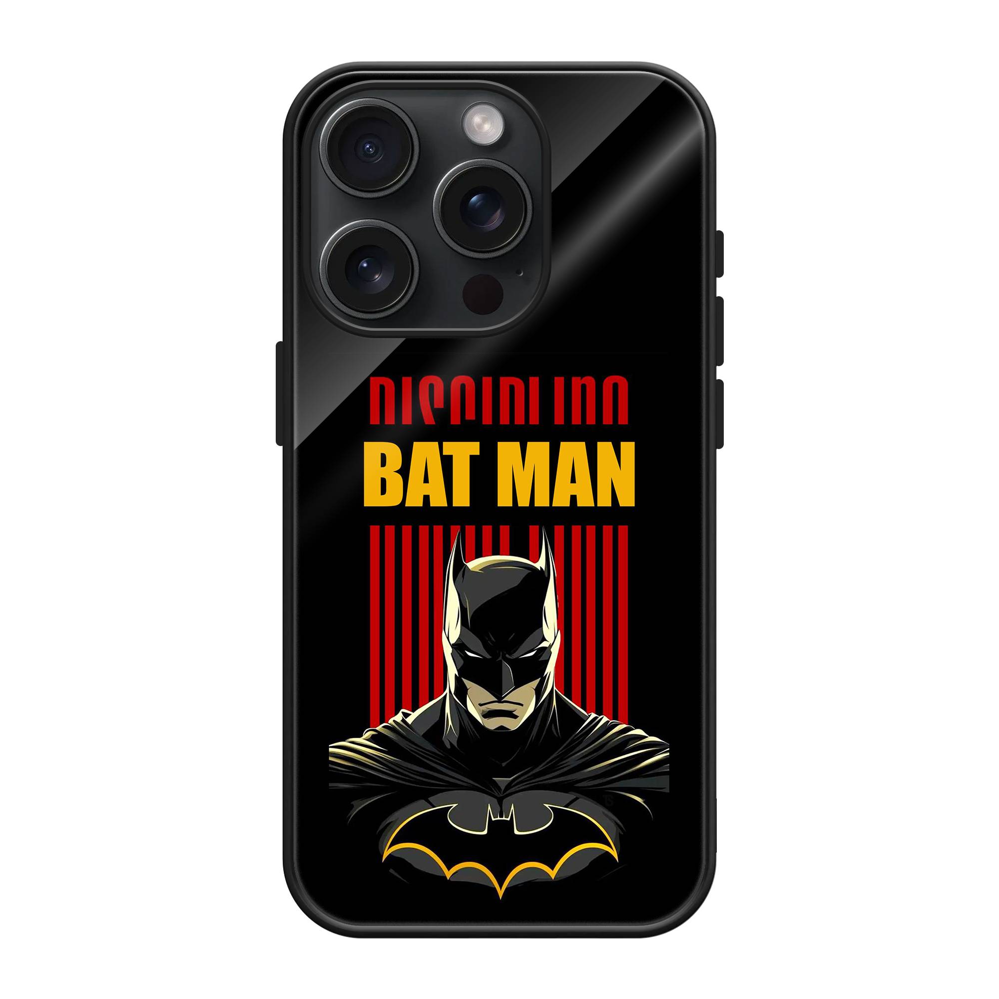 Discipline Batman Glass Name Case image 0
