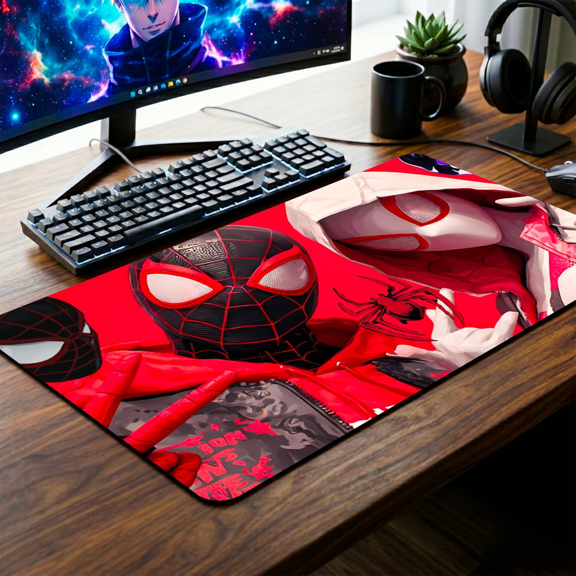 Spider Verse Desk Mat - 14 x 23 Inch image
