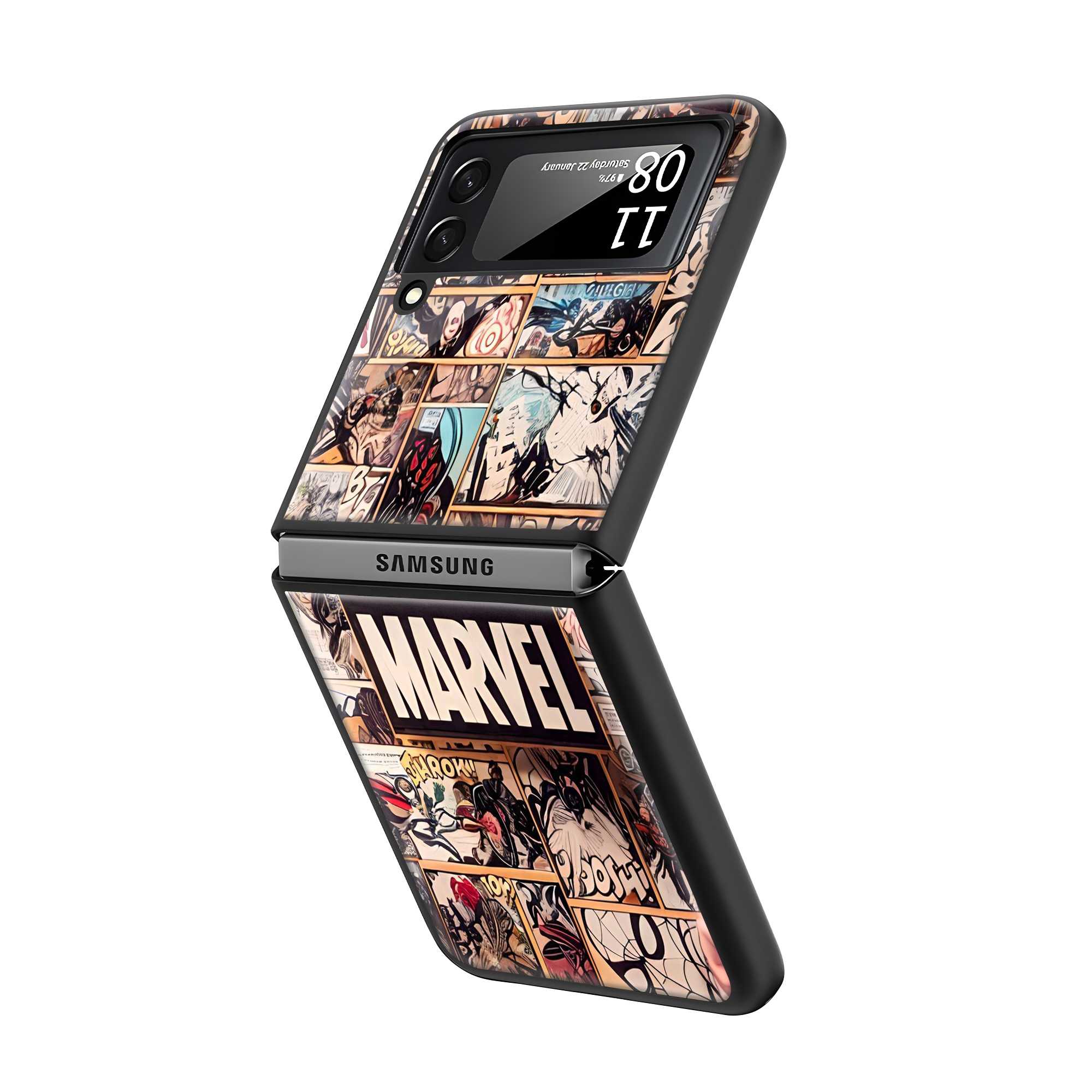 Marvel Edition Samsung Z Flip Glass Case Secondary image