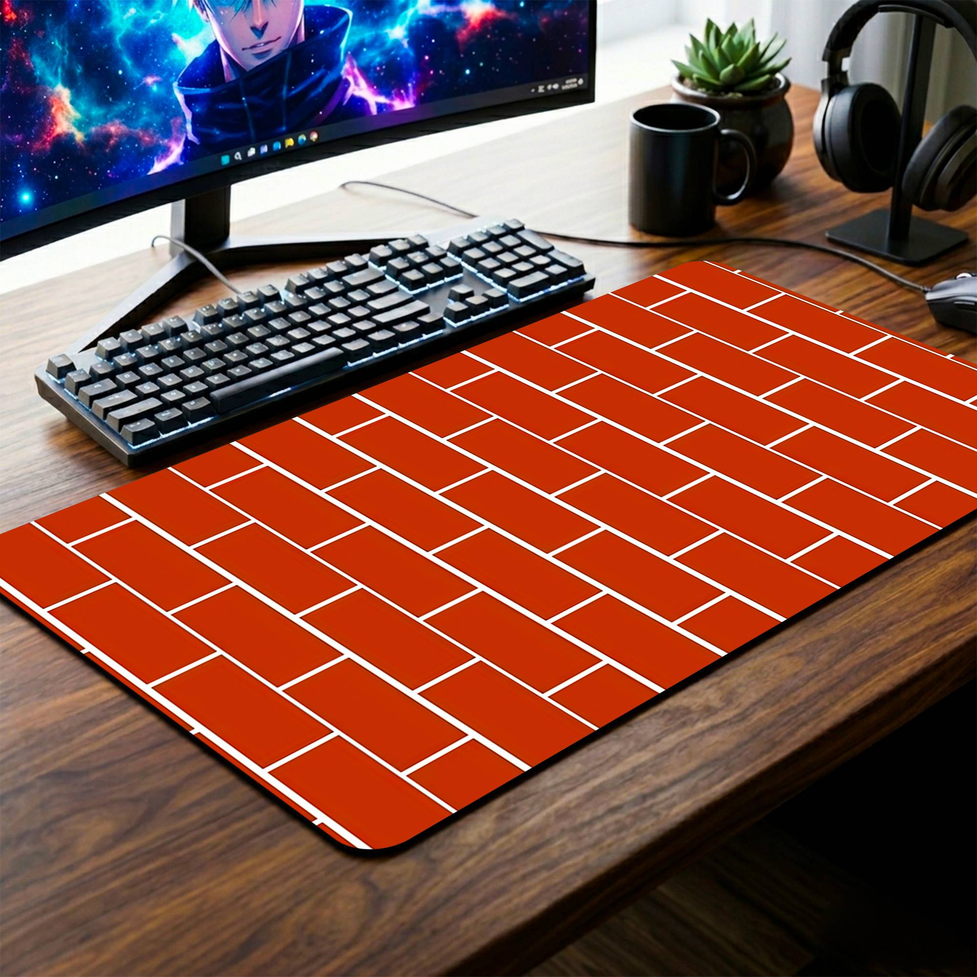 Wall Pattern Desk Mat - 14 x 23 Inch image