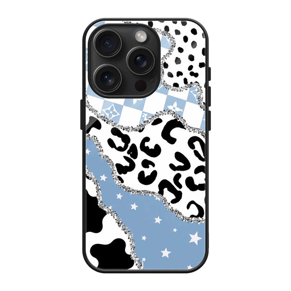 Blue Swag Glass Case image 0