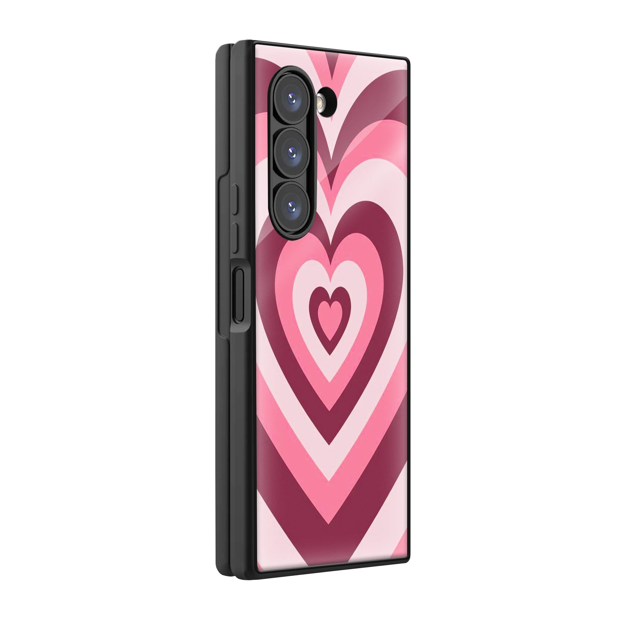 Pink Choko Samsung Z Fold Glass Case image 0 Main image